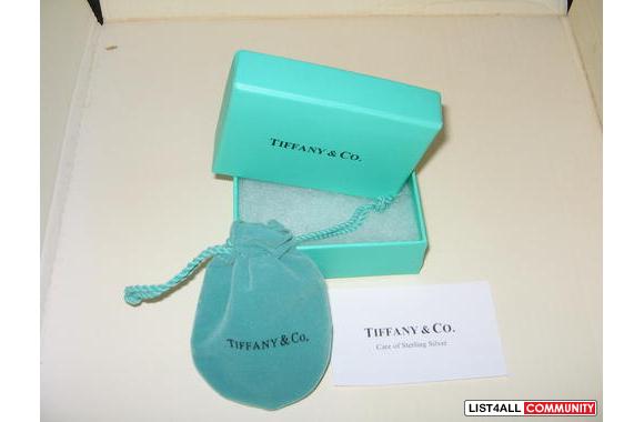 Tiffany & Co 1837 925 Square Silver&nbsp;Hoop 
