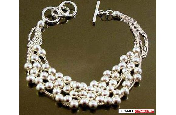 Two Piece Set Multi Chain Grape Neckless and Brace