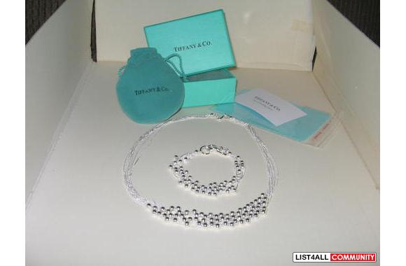 Two Piece Set Multi Chain Grape Neckless and Brace