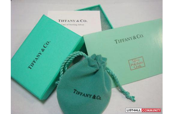 Tiffany Double Heart Neckless 925 Silver