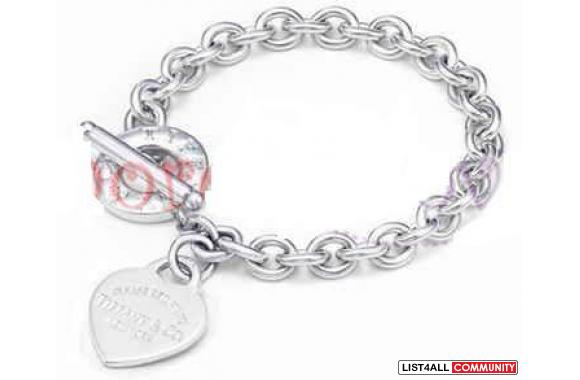 Tiffany Single Heart Bracelet 925 silver