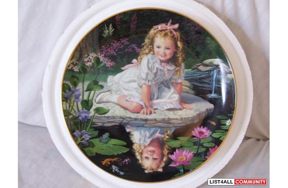 Danbury Mint Porcelain PlateMonday's Child by Elai