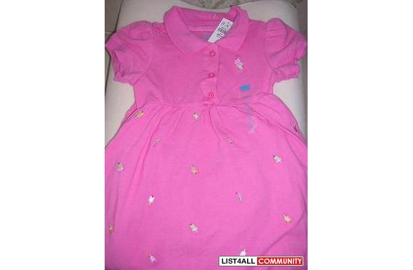 NWT - Girls Polo Dress Size 24 months Pink Polo dr