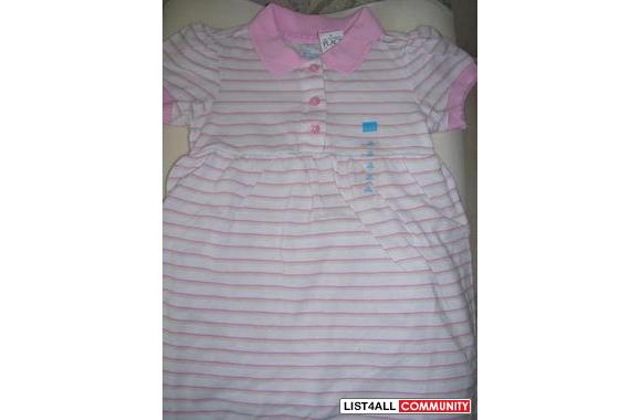 NWT - Girls Polo Dress Size 24 months Pink Polo dr
