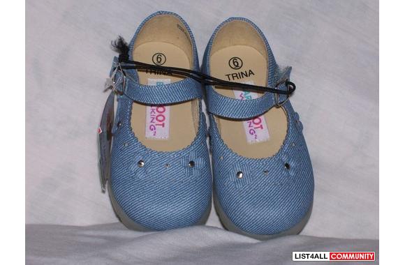 Brand NewDenim look Mary Jane ShoesEasy to wipe cl
