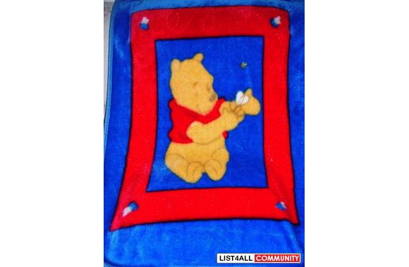 plush winnie the pooh blanket