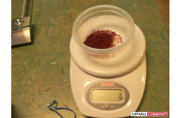 Red thread Khorasan (Iranian) saffron! Yes, the mo