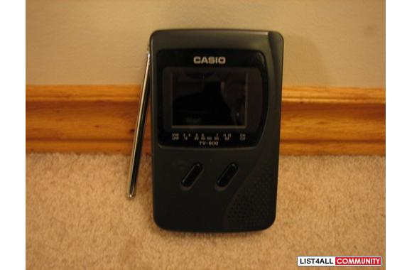 CASIO Colour LCD TV - TV600B  I believe it is a 2.