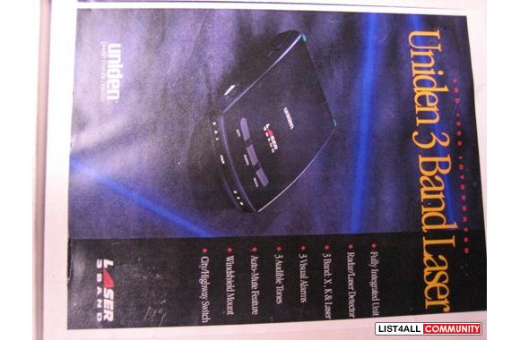 Radar/Laser Detector  hardly used it 