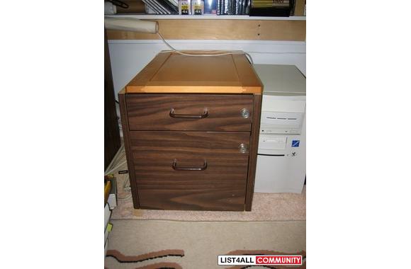 Large Office Desk  with hutchWood finishAdjustable