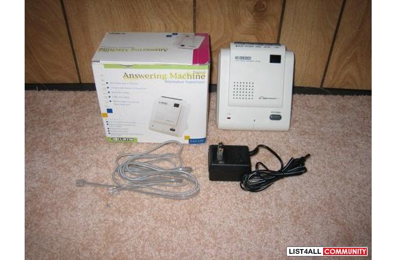 Curtis Digital Answering Machine  New