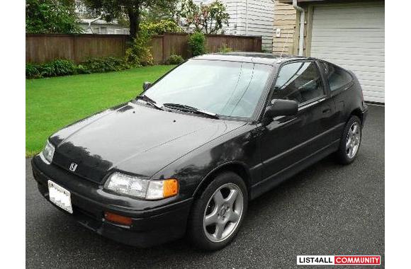 FS: 1988 Honda CRX Si BlackI am thinking of an upg