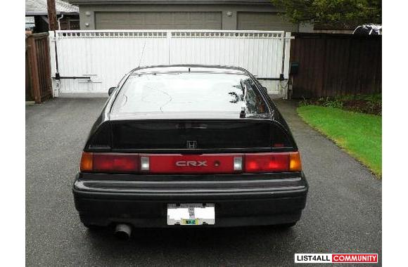 FS: 1988 Honda CRX Si BlackI am thinking of an upg
