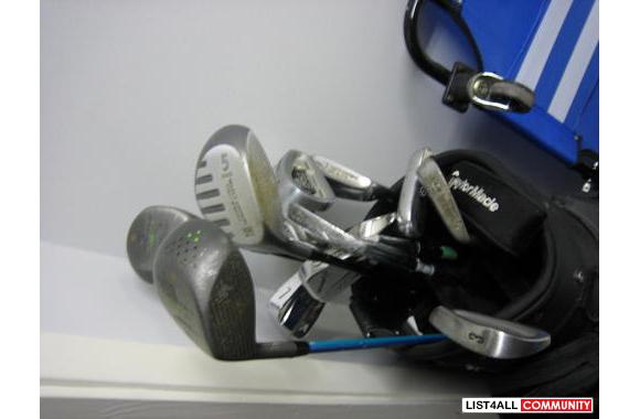 mix and match golf set right handed with bag
