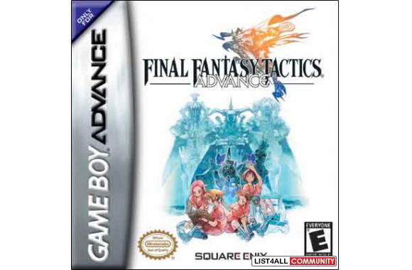 GameBoy Advance Games Final Fantasy Tactics $20 Ti