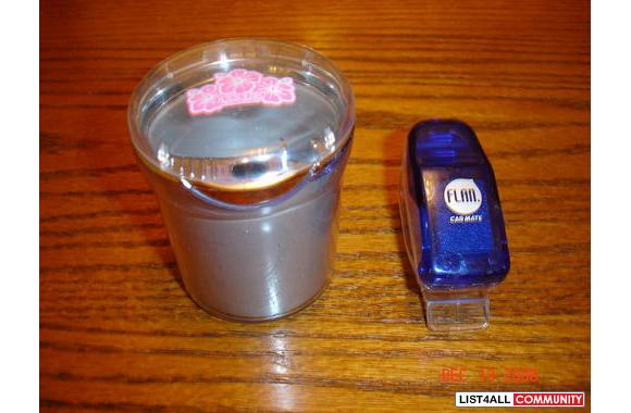 Car Ashtray Cup & Sunglass Clip