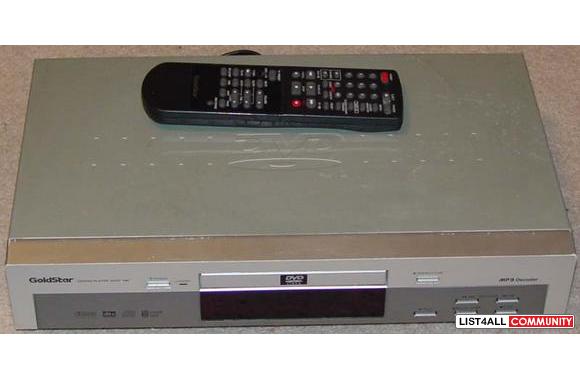 Goldstar DVD playermodel: DV4721NC. CD/MP3 play. C