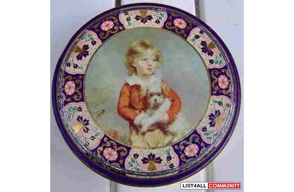 Vintage collectible storage tins. Peak Freans-$8.0