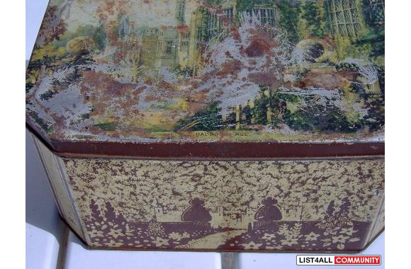 Vintage collectible storage tins. Peak Freans-$8.0
