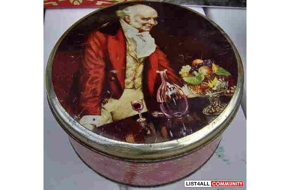   -  Vintage collectible tins:   William Crawford 