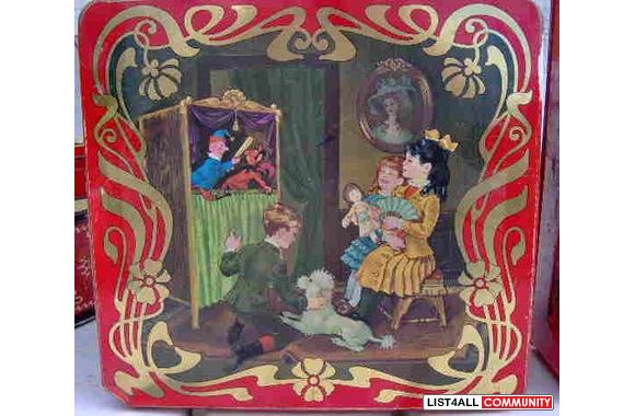   -  Vintage collectible tins:   William Crawford 