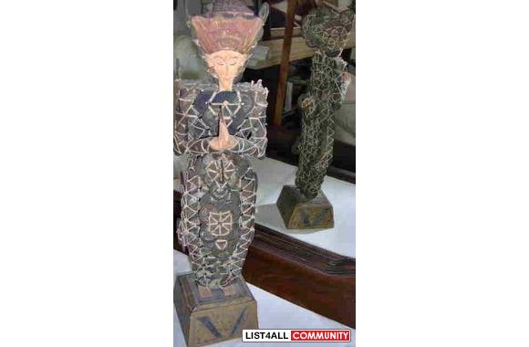 Striking Asian Figure-Praying. Wonderfully crafted