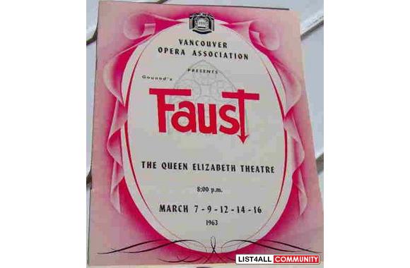 Vancouver Opera Association presents FAUST Q.E. Th