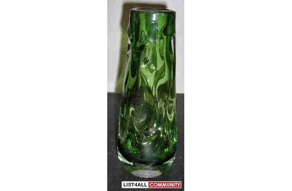 Simply stunning art glass pieces-Flame coloured di