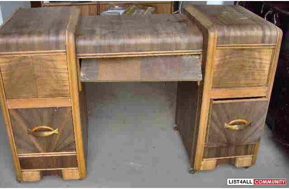 VINTAGE VANITY. Classic 50's style vanity-stripped