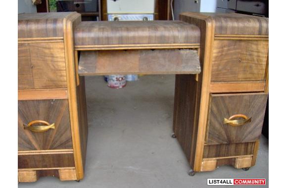 VINTAGE VANITY. Classic 50's style vanity-stripped