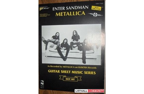 Metallica "Enter Sandman" Guitar TAB She