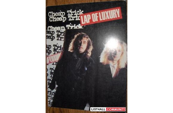 Cheap Trick - 'Lap Of Luxury' Songbook [Piano/Voca