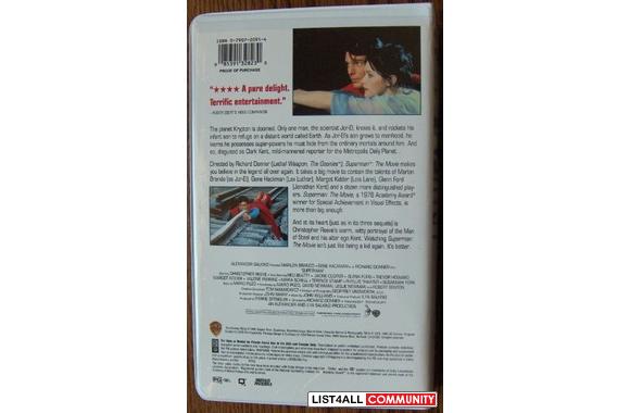 Superman: The Movie [VHS]
