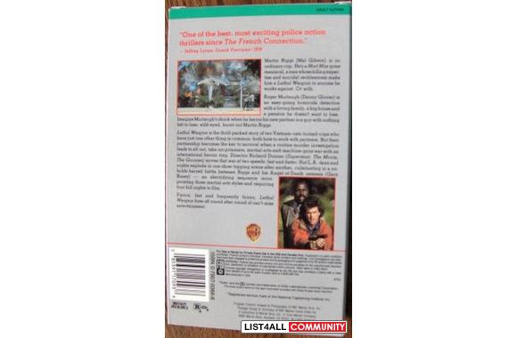 Lethal Weapon [VHS]