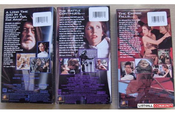 Star Wars Trilogy [VHS]* digitally remastered by T