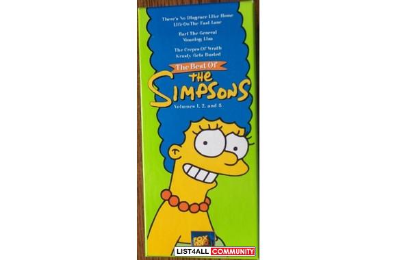 The Best of the Simpsons Volumes 1,2, & 3 [VHS