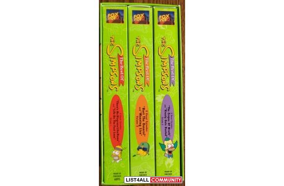The Best of the Simpsons Volumes 1,2, & 3 [VHS