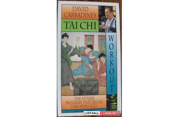 David Carradine's Tai Chi Workout [ VHS ] -- SEALE