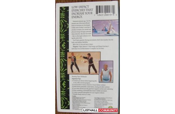 David Carradine's Tai Chi Workout [ VHS ] -- SEALE