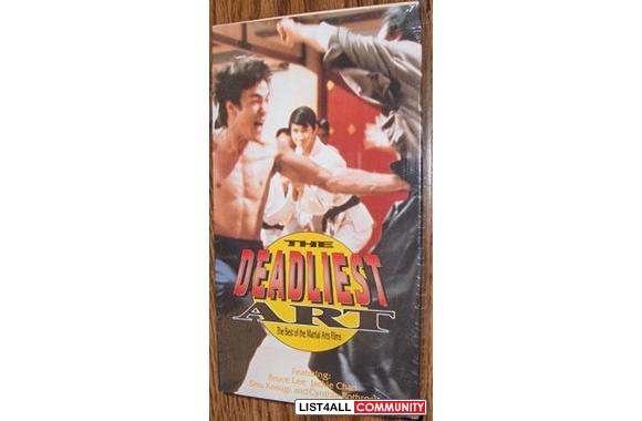 The Deadliest Art [VHS]-- SEALED Martial Arts Docu