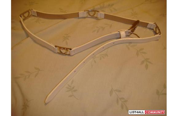 BELT: MOSCHINO JEANS-authentic!