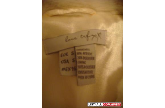 LOVE TRF- from ZARA (metro)- faux fur,  *Small-Med