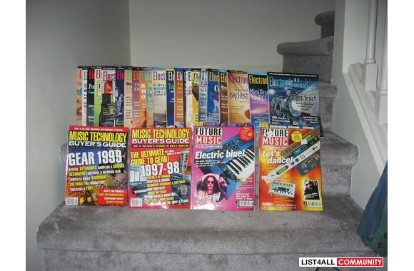 22 ELECTRONIC MUSICIAN magazines 1992 sept, oct, n