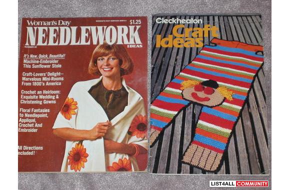 Misc. Craft BooksWoman's Day Needlework - .50   Cr