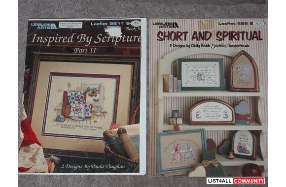 Cross Stitch & Misc. craft booksTeach me to St
