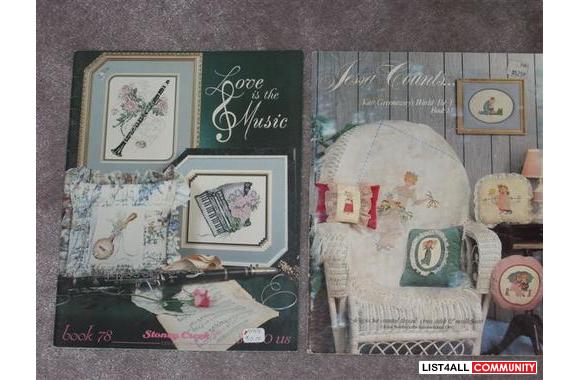 Cross Stitch & Misc. craft booksTeach me to St