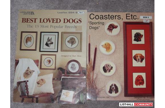Cross StitchBest Loved Dogs - $5Coasters, Etc.- Sp