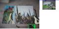 &nbsp;2 STAR WARS store displays (46x69) hard plastic