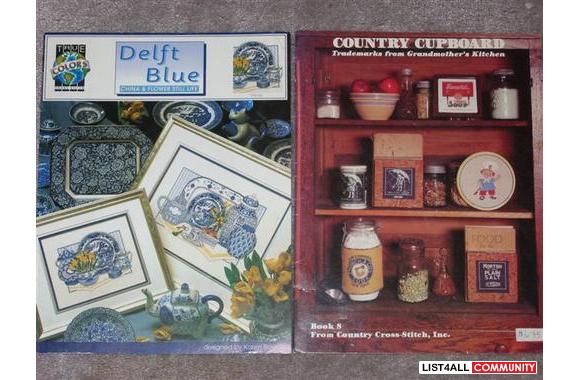 Cross StitchDelft Blue - China & Flower Still 
