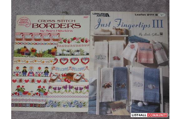 Cross StitchCross Stitch Borders -  SOLDJust Finge